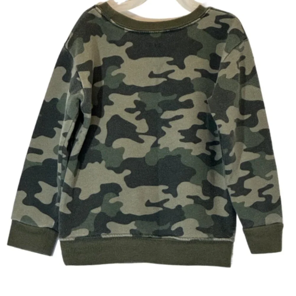 Kids Green Camouflage Graphic Matching Set Size 2T -3T